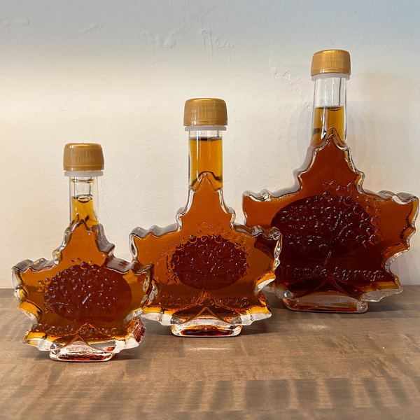 Maple Syrup Leaf Bottle