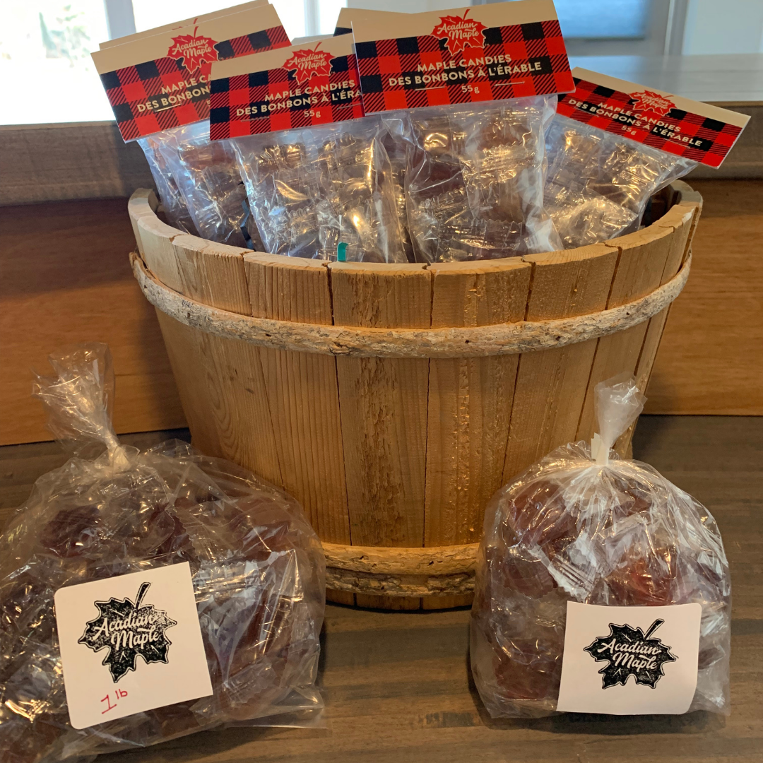 Maple Syrup Candy 1/2lb Acadian Maple Products