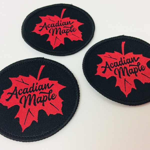 Acadian Maple Patches- Red x Black