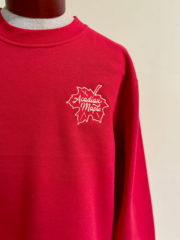 Acadian Maple Crewneck - Red