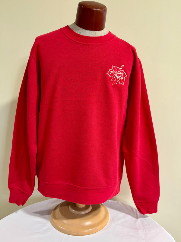 Acadian Maple Crewneck - Red