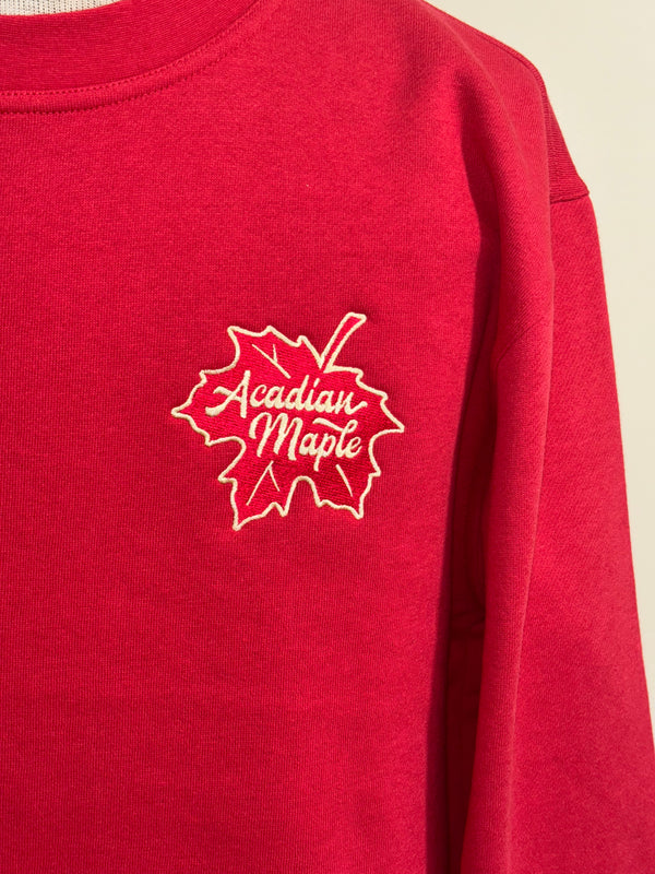 Acadian Maple Crewneck - Red