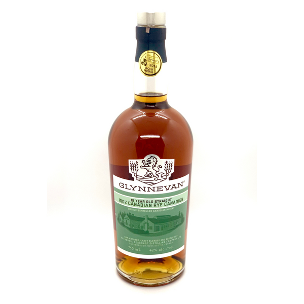 GLYNNEVAN 12 Year Old Straight Rye Whisky